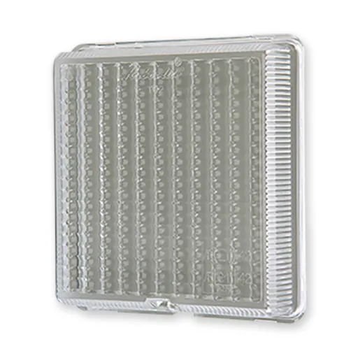 Baklygteglas 95x95 mm