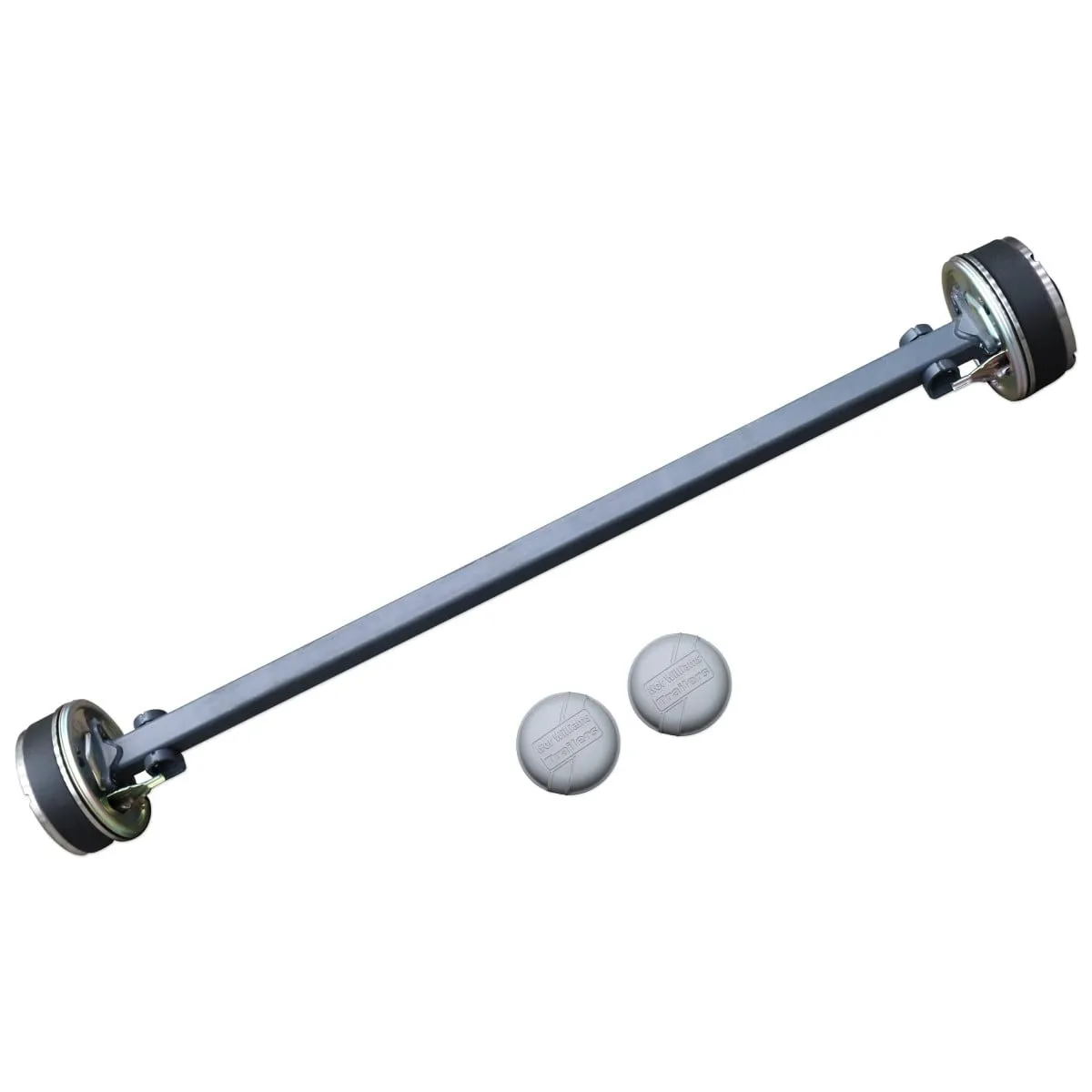 Aksel med bremser 1275mm | 1610mm | 200x50mm-4huls