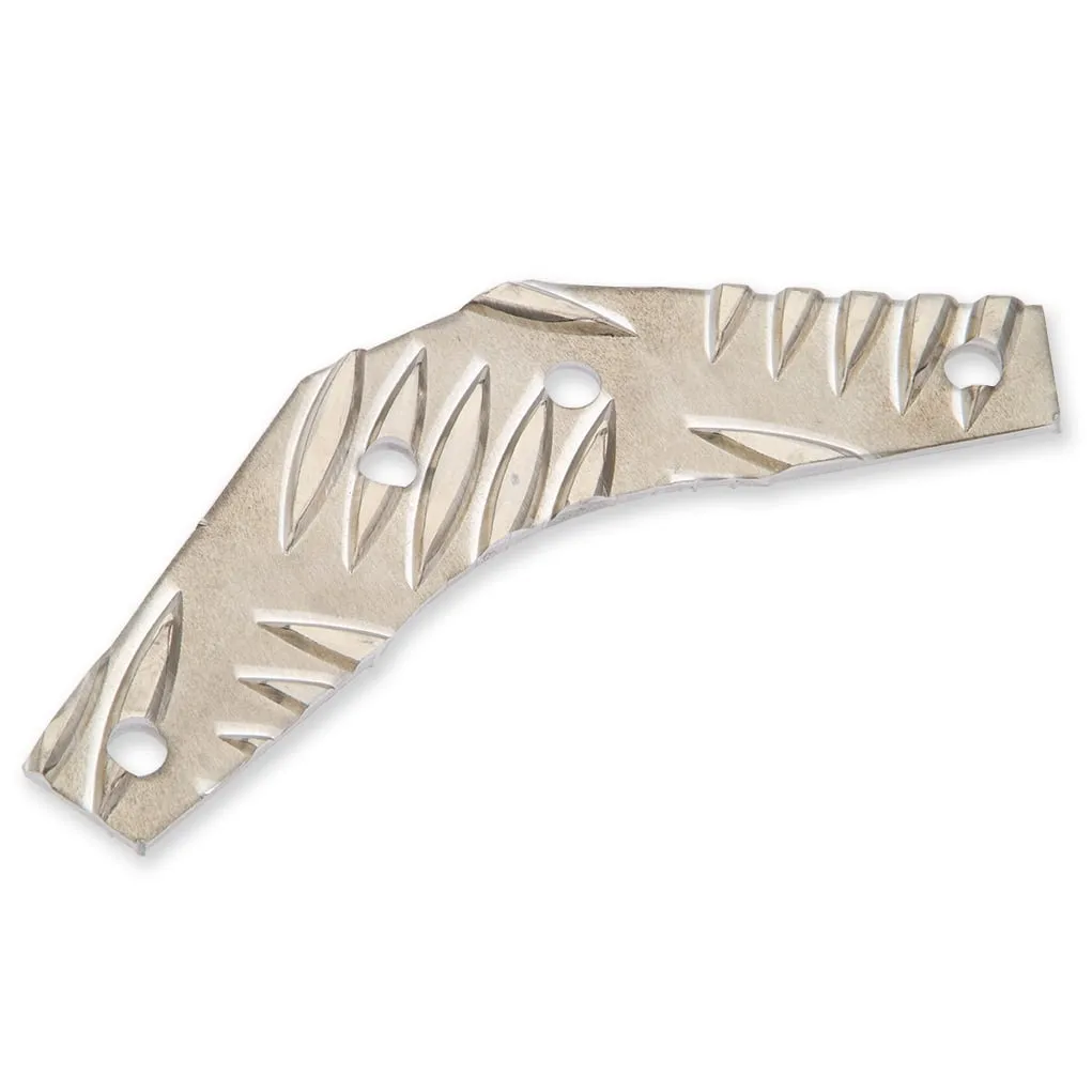 Hjørneplade f/alu. skærm