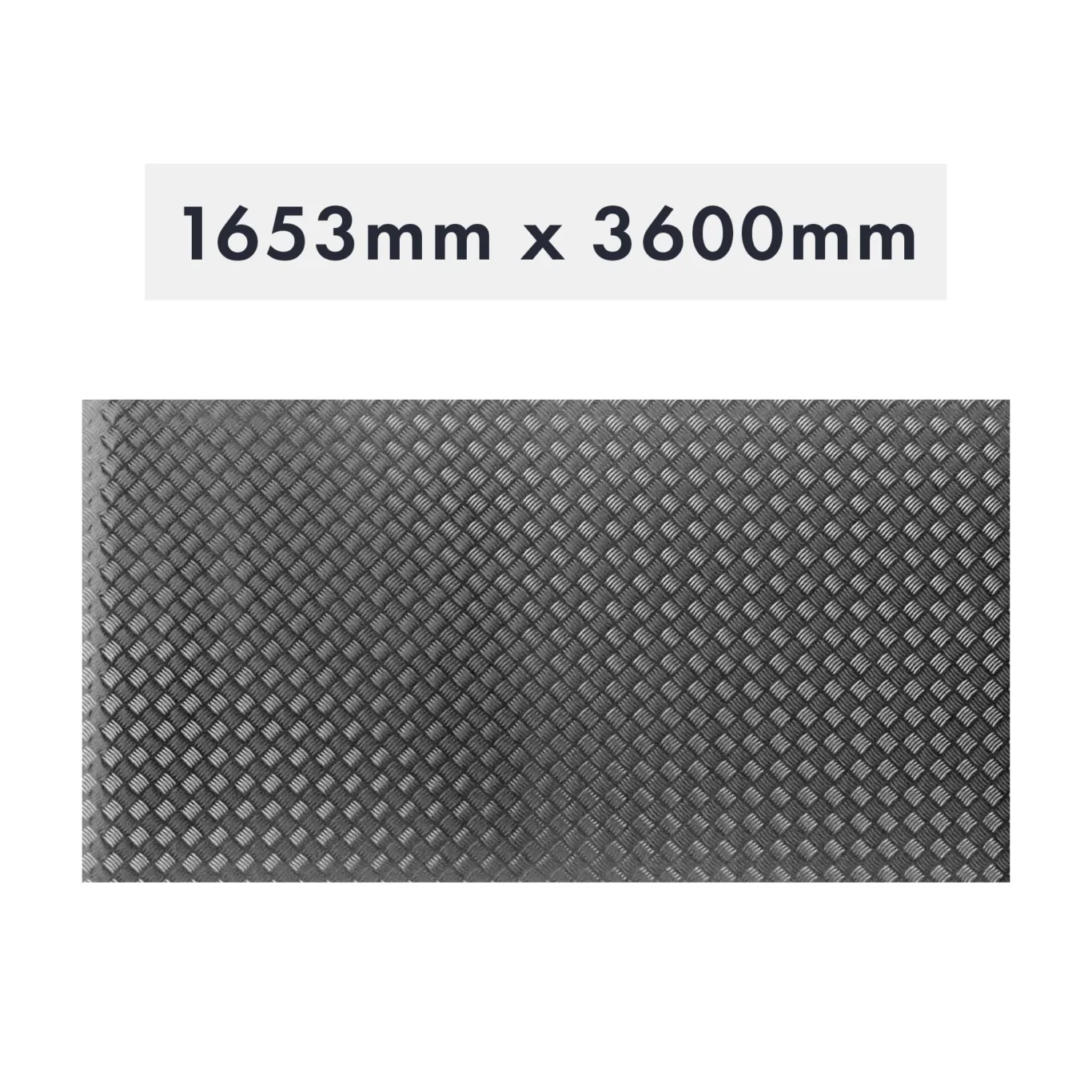 Aluminiums bundplade 2990x1960x2x4mm