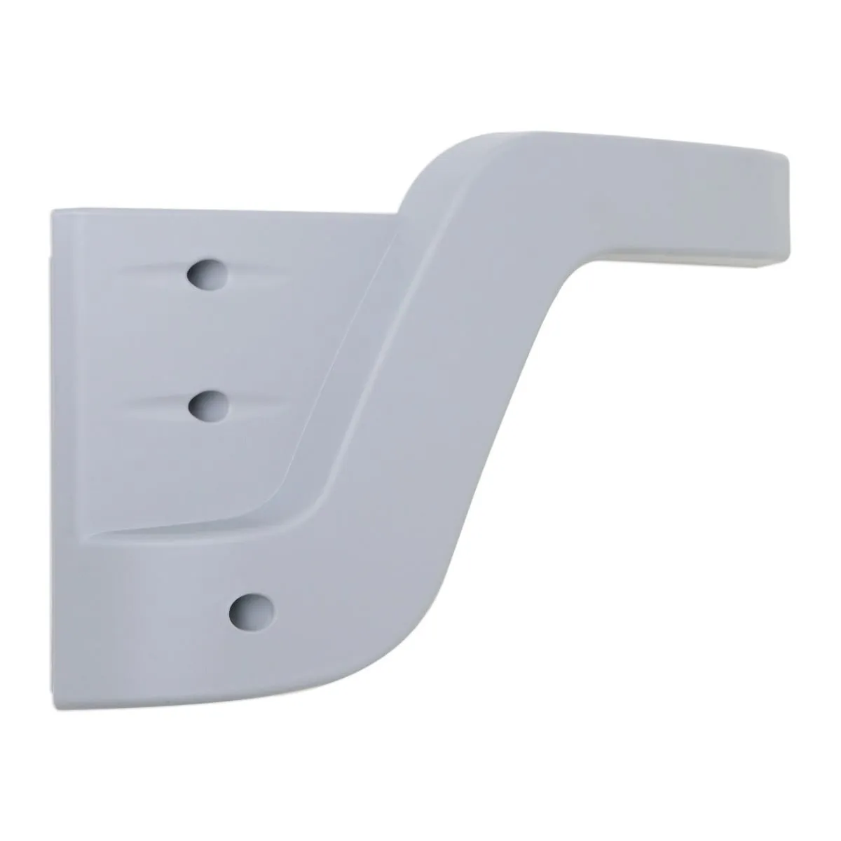 Hjørneliste grå plast HB mrk2 højre for