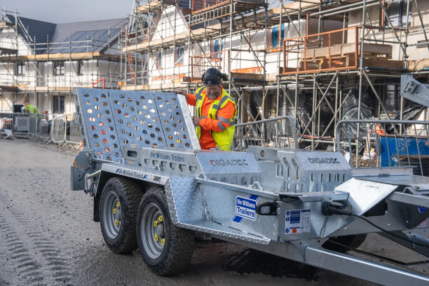 Ifor Williams professionel maskintrailer