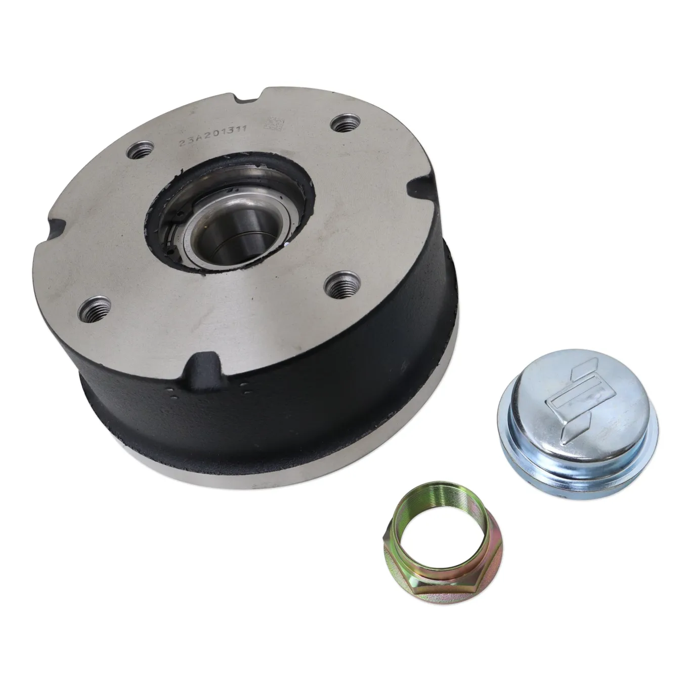 Bremsetromle 160x40mm komplet med leje 4 huls