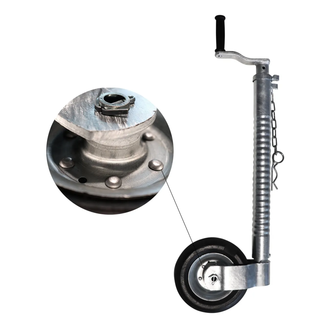 Næsehjul komplet 48mm