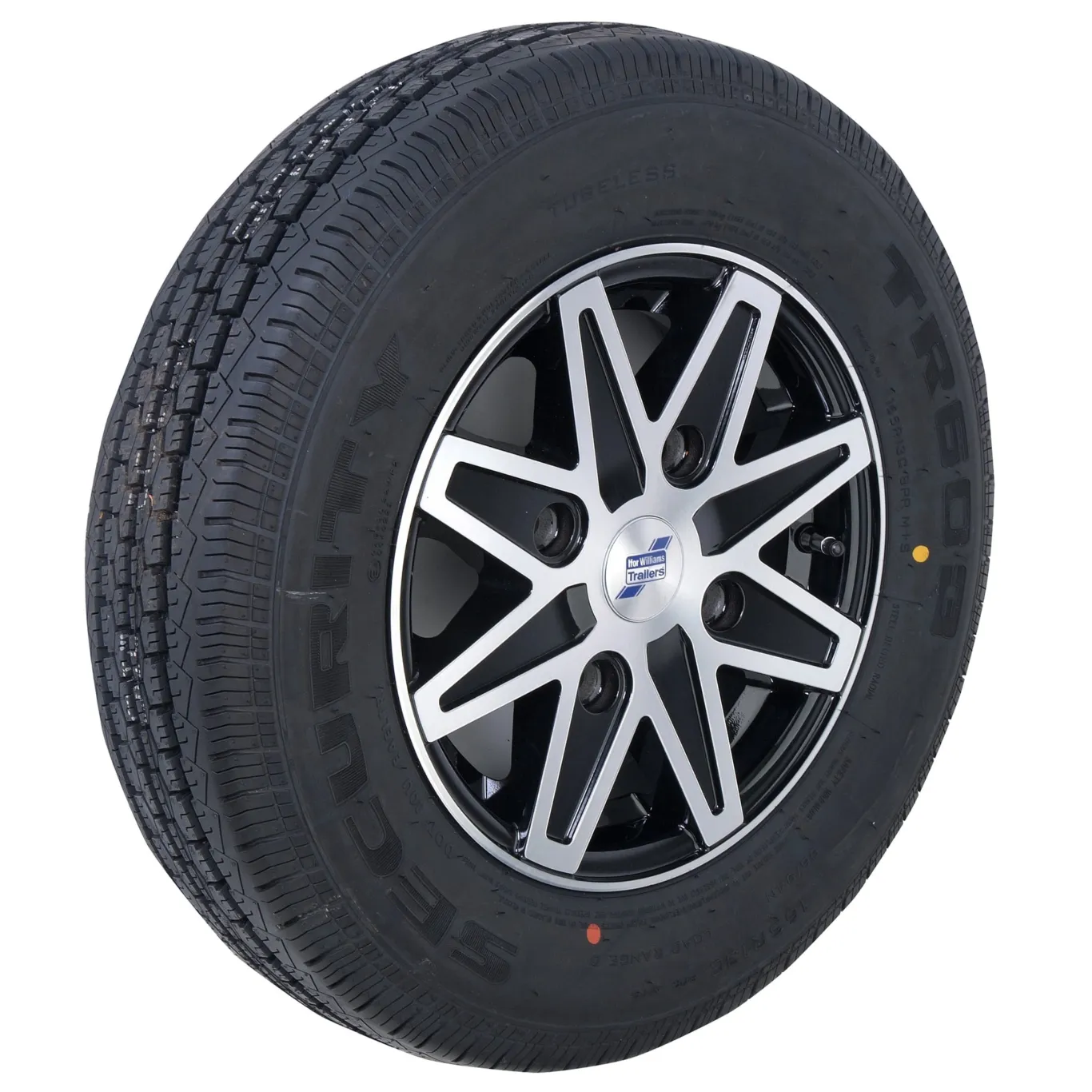 Komplet alu-hjul 165-13" Dimond cut black