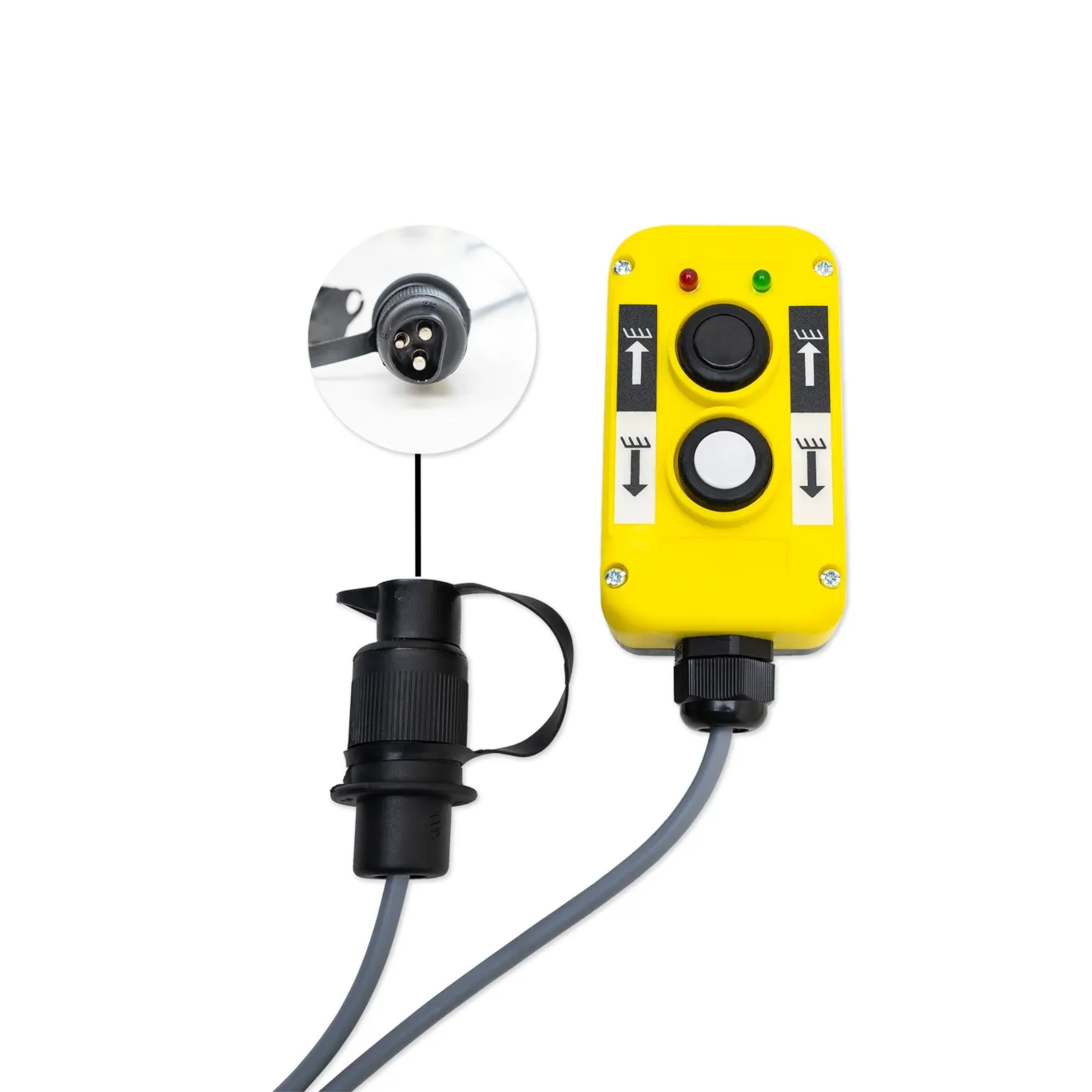 Fjernbetjening m/ ledning-stik (før 2013)